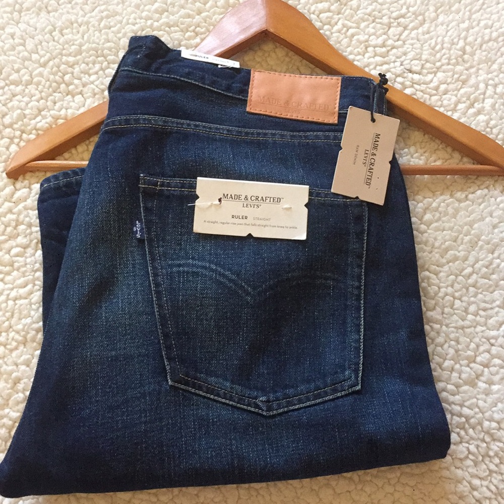 Levi’s Made & Crafted, ruler straight!